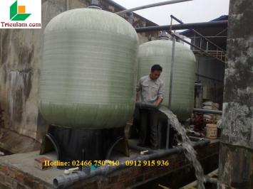 Lắp đặt hệ thống lọc nước giếng khoan gia đình tại Hải Phòng