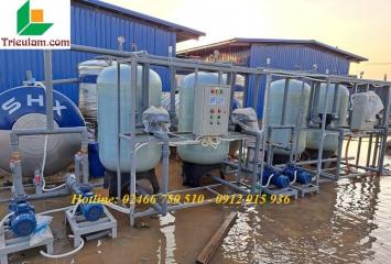 Lắp đặt hệ thống lọc nước giếng khoan khách sạn tại Hải Phòng