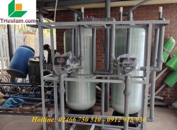 Lắp đặt hệ thống lọc nước giếng khoan nhà hàng tại Hải Phòng