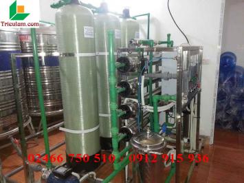 Lắp đặt hệ thống máy lọc nước tinh khiết RO công nghiệp công suất lớn nhà hàng tại Hải Phòng