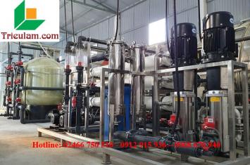 Lắp đặt hệ thống máy lọc nước tinh khiết RO công nghiệp công suất lớn nhà máy tại Hải Phòng